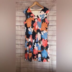 London Times Multicolor Floral Dress